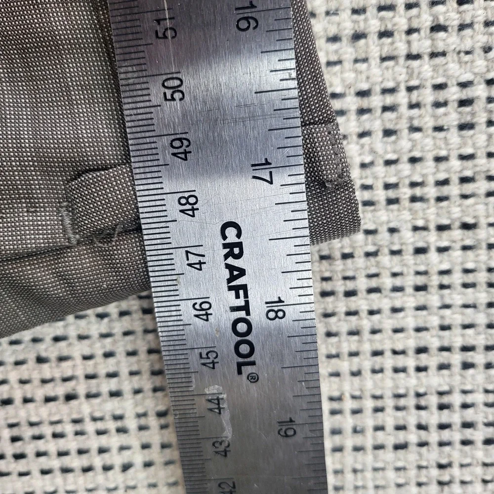 Zanella Devon Dress Pants Mens 38x30 Gray Wool Flat Front Made‎ In Italy